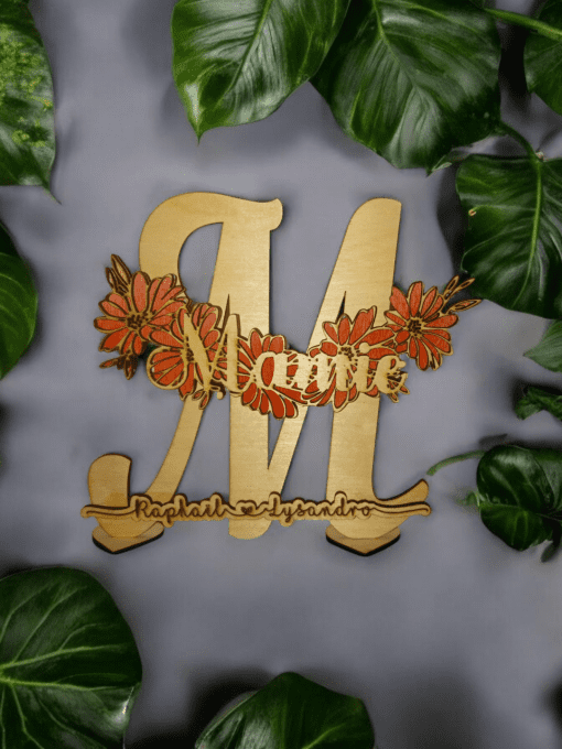 M mamie fleuri
