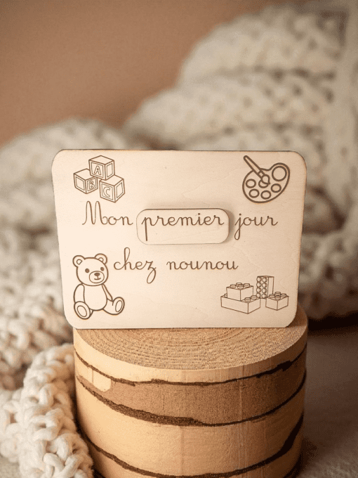 Pancarte chez nounou
