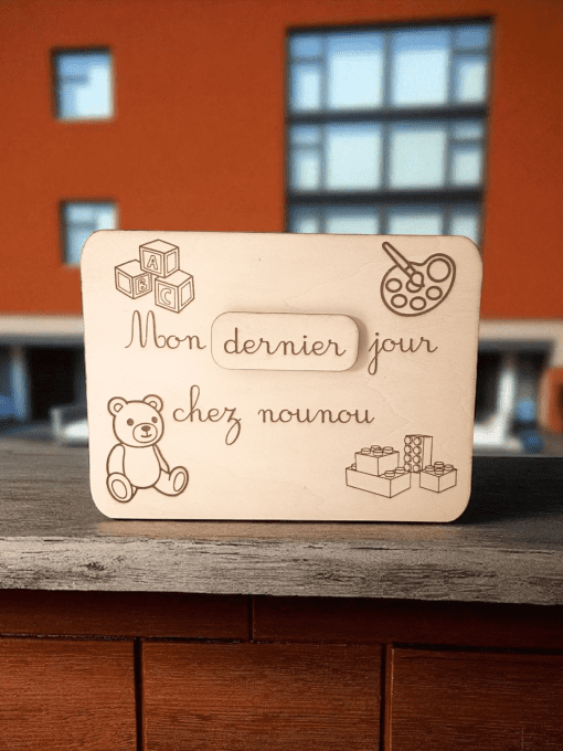 Pancarte chez nounou