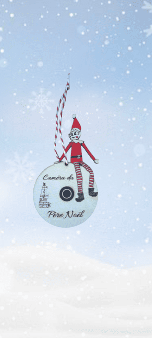 Caméra de surveillance du père noel