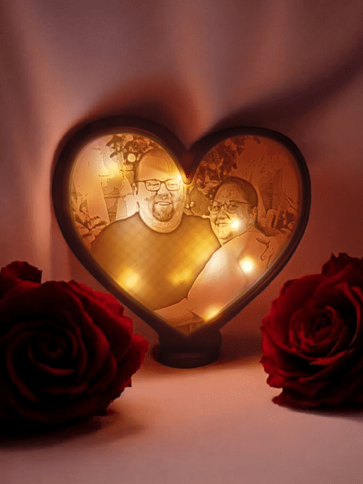 Coeur en lithophanie 