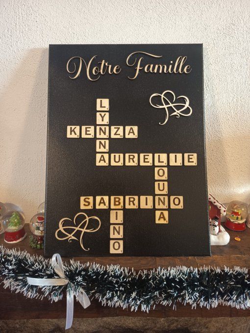 Toile scrabble