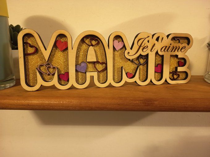 Mot mamie multi épaisseurs 