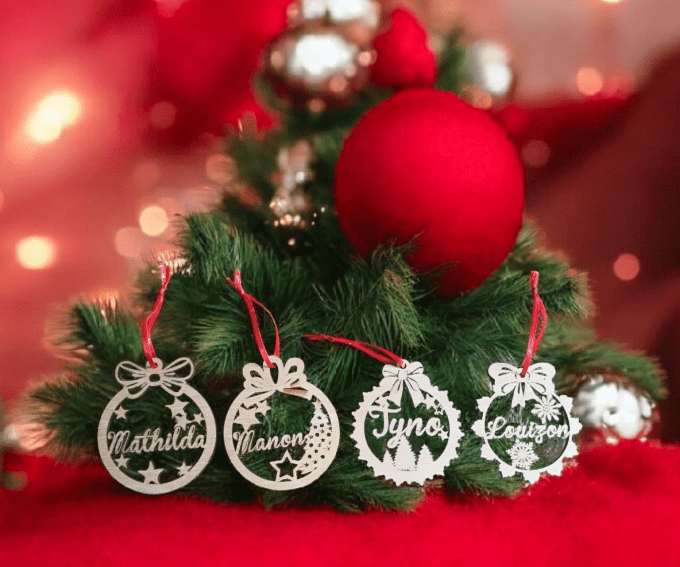 Boule de noël prenom