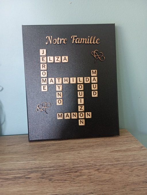 Toile scrabble
