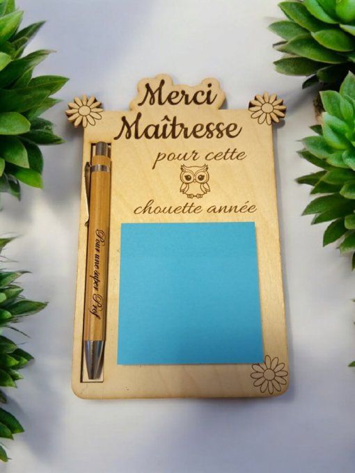 Support post it personnalisé