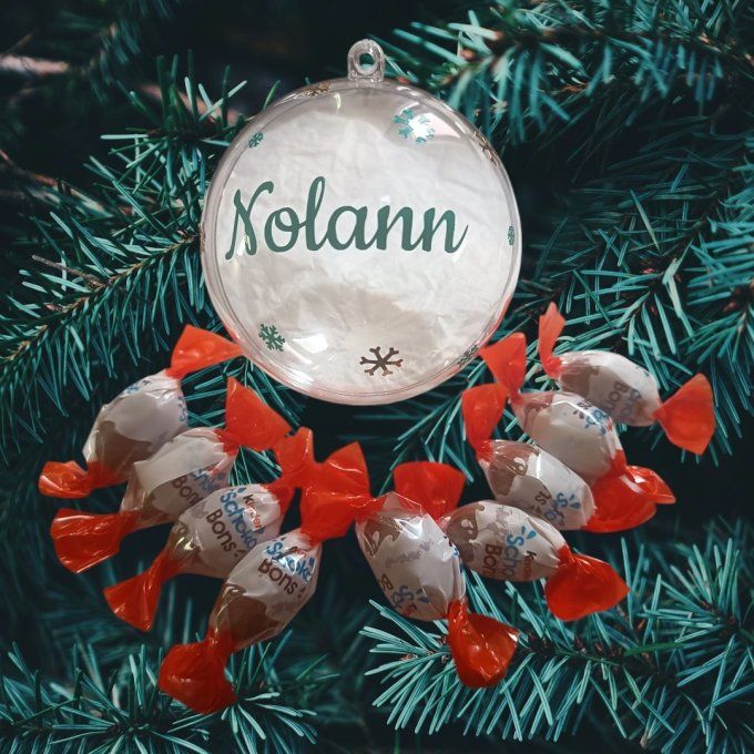 Boule de Noël garnie