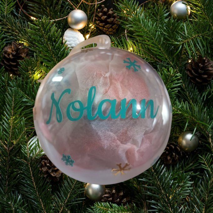 Boule de Noël garnie