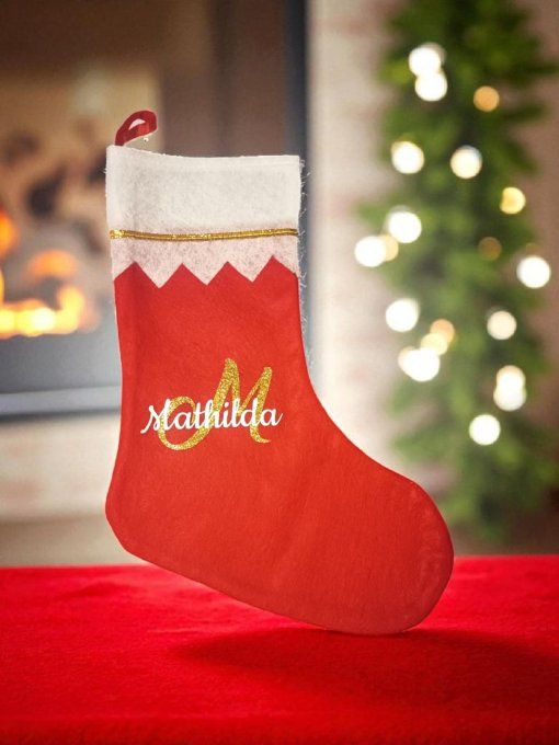 Chaussette de Noël personnalisée
