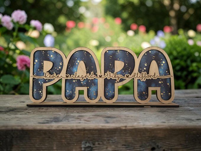 Papa fond de couleur