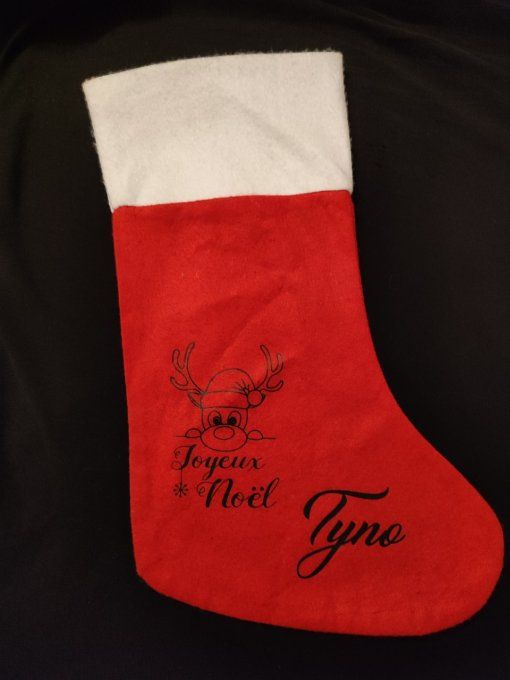 Chaussette de Noël personnalisée