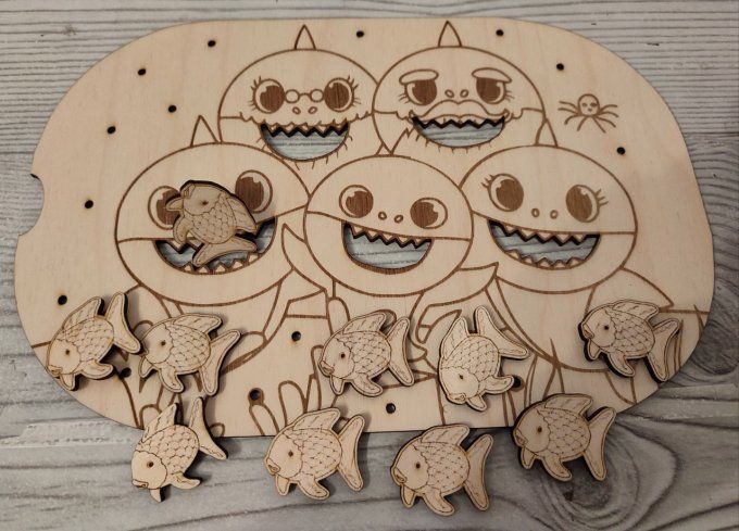 Insert trofast famille requins Nounousandrine83 