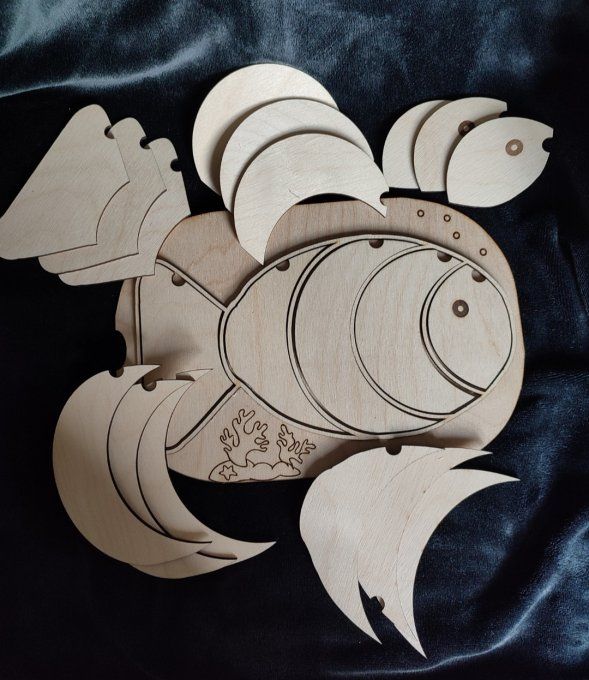 Insert trofast puzzles poisson Nounousandrine83 